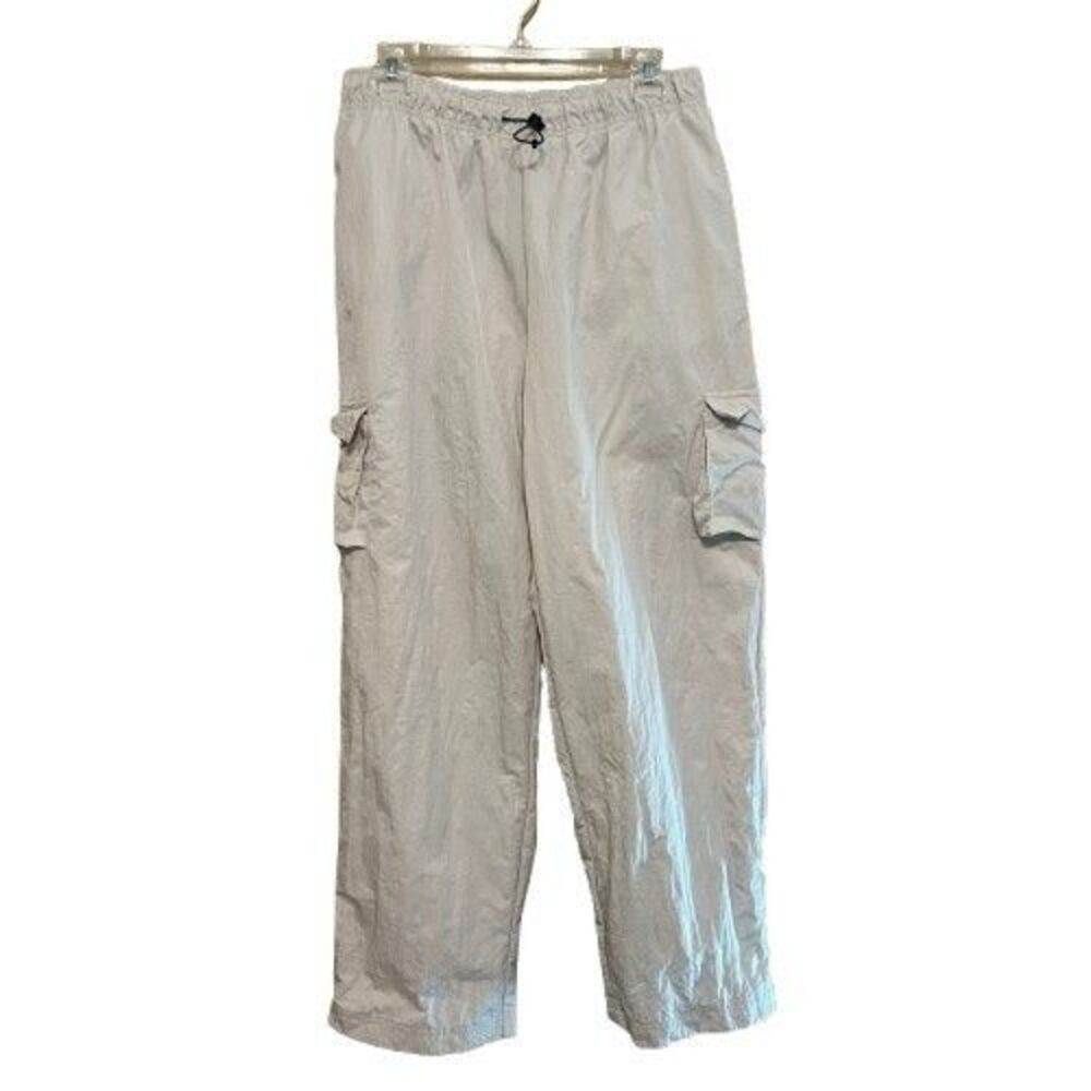Nike Sportswear Essential High Rise Woven Cargo Pants Womens Medium Beige Cream